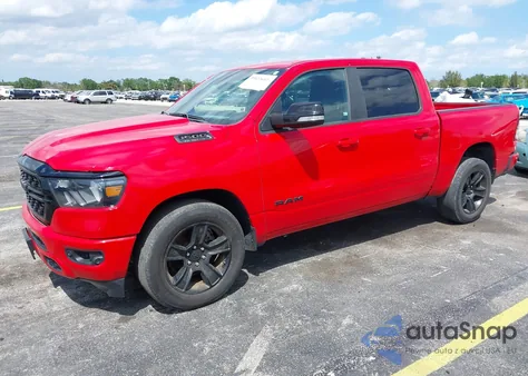 2022 Ram 1500 Big Horn/Lone Star z USA, uszkodzony, nr VIN 1C6RREFT1NN152589